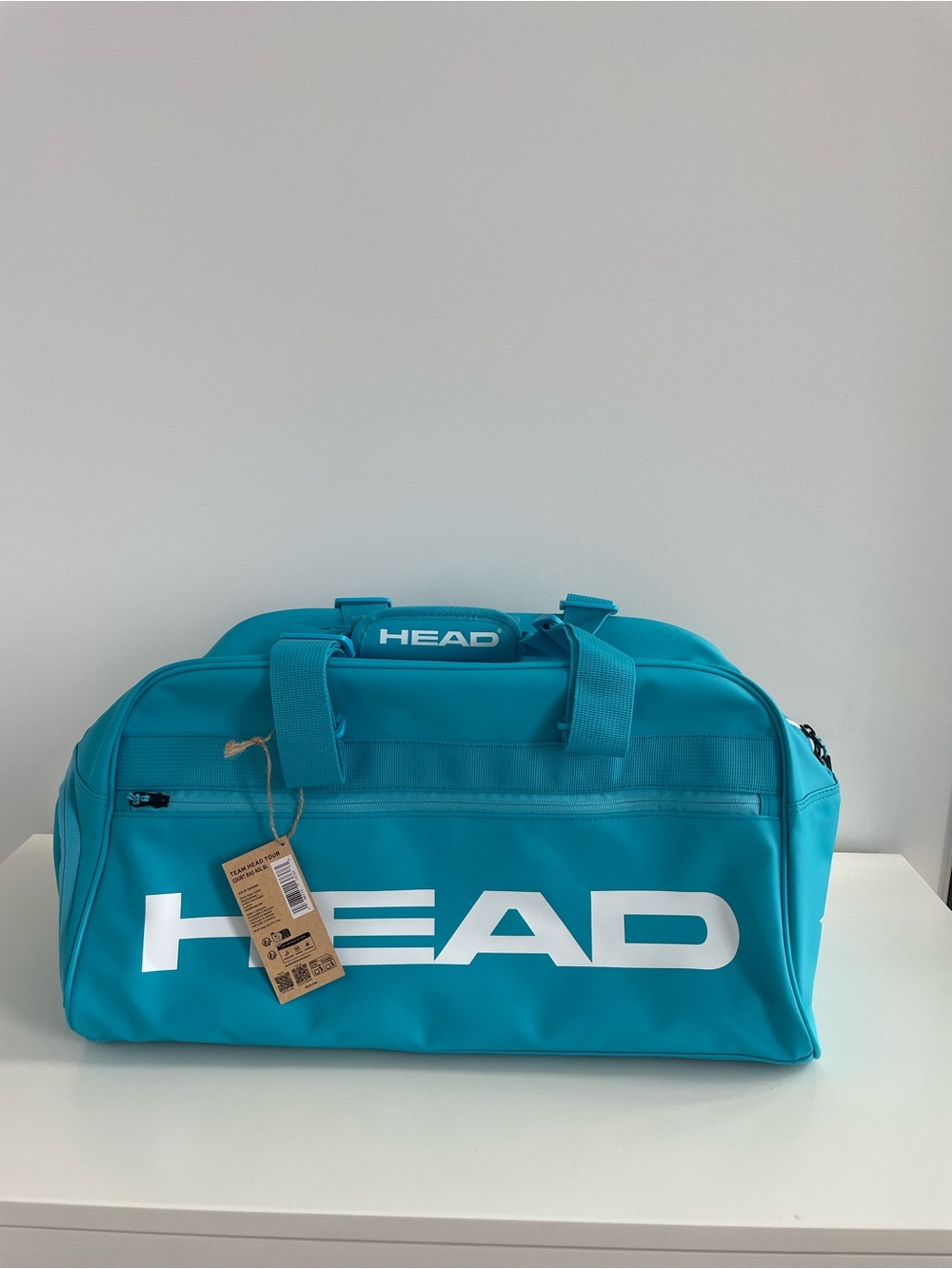 Head Turquoise Blue Logo Duffel Bag